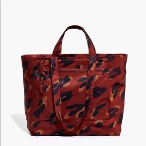 Madewell The (Re)sourced Tote Bag in Painted Leopard